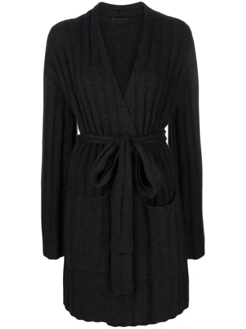 JOSEPH tie-waist cashmere cardigan Blue JF006163