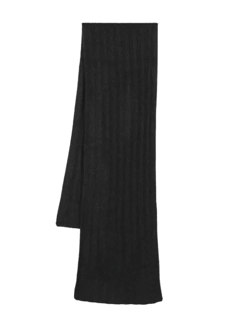 JOSEPH fine ribbed-knit scarf Grey JF006165