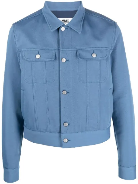 MM6 Maison Margiela button-down denim jacket Blue S62AN0074S54872