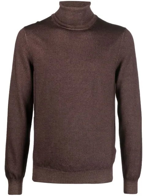 Lardini roll-neck wool jumper Brown IRLMML265IR59022