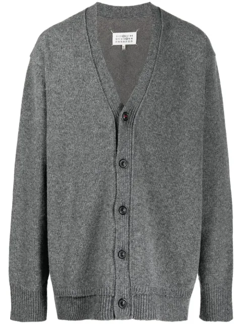 Maison Margiela elbow patch cardigan Grey SI1GP0003S18064