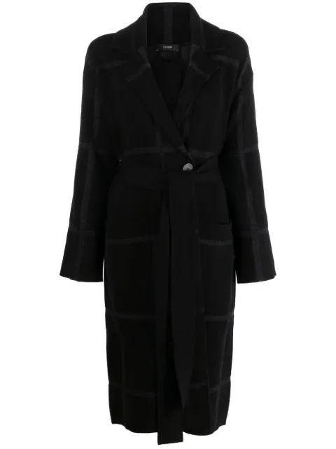 JOSEPH single-breasted coat Black JF006190