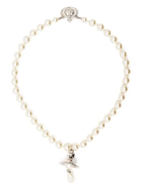 Vivienne Westwood faux-pearl drop choker White 6303000802P128