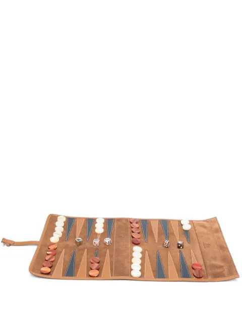 Hector Saxe Victor Travel Backgammon set Brown BV102