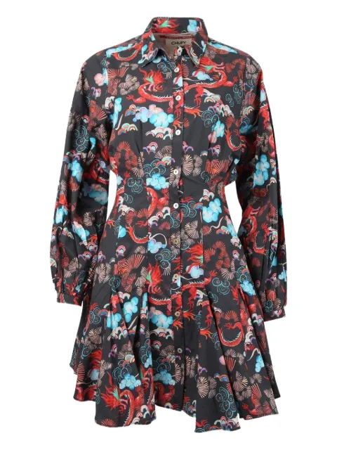Chufy Ushi mini dress Black RCDHS223LB