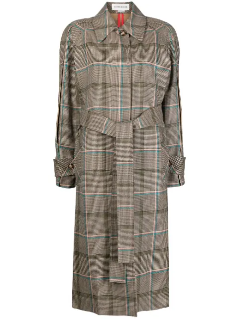 Victoria Beckham reversible single-breasted coat Brown 1322WCT003800A