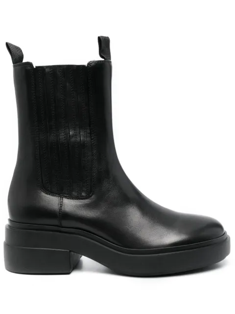 Vic Matie chunky 55mm leather boots Black 1B5152DB12B190