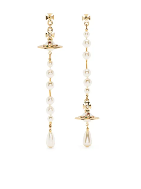 Vivienne Westwood faux-pearl drop earrings Gold 62030002R118CN