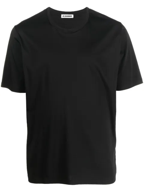 Jil Sander short-sleeve cotton T-shirt Black J21GC0016J45051