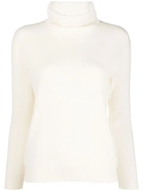 Brunello Cucinelli roll-neck cashmere jumper White M12175403C159