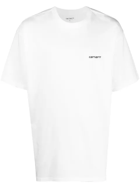 Carhartt WIP logo-print cotton T-shirt White I030435