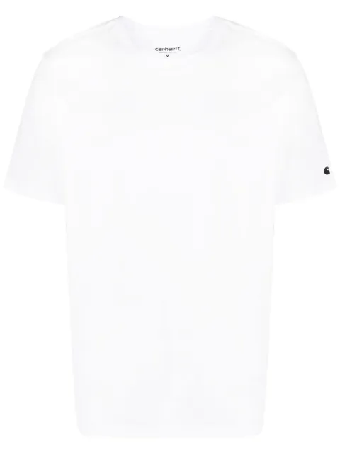 Carhartt WIP logo-print cotton T-shirt White I026264