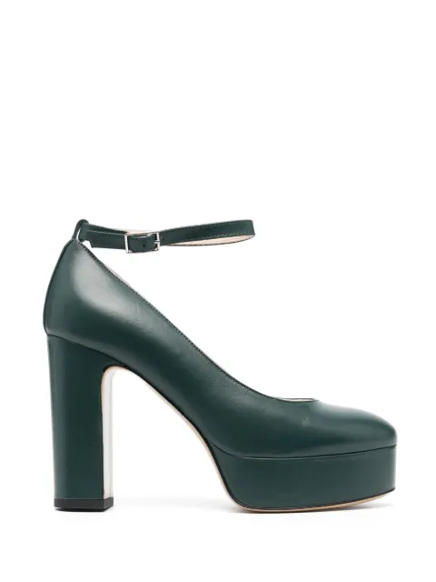 P.A.R.O.S.H. ankle-strap platform pumps Green ASTRASHOED070208