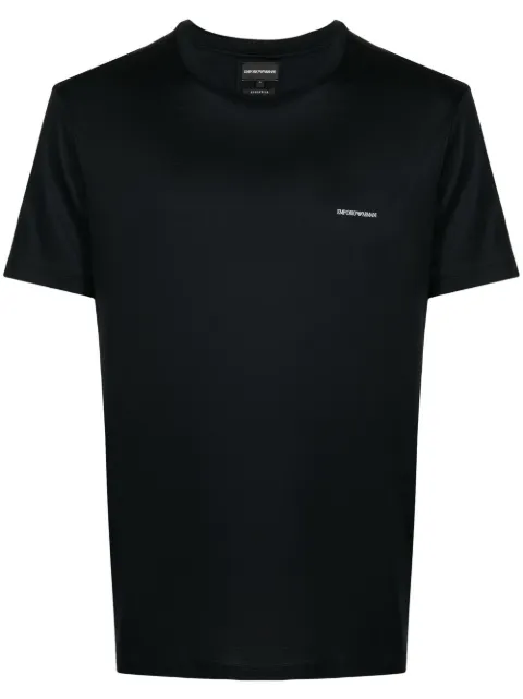 Emporio Armani logo-print short-sleeve T-shirt Black 8N1TD81JUVZ
