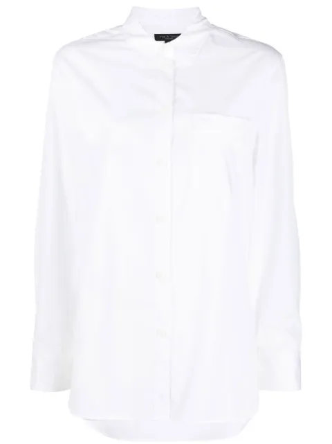 rag & bone classic button-up shirt White WAW22PA050PO50
