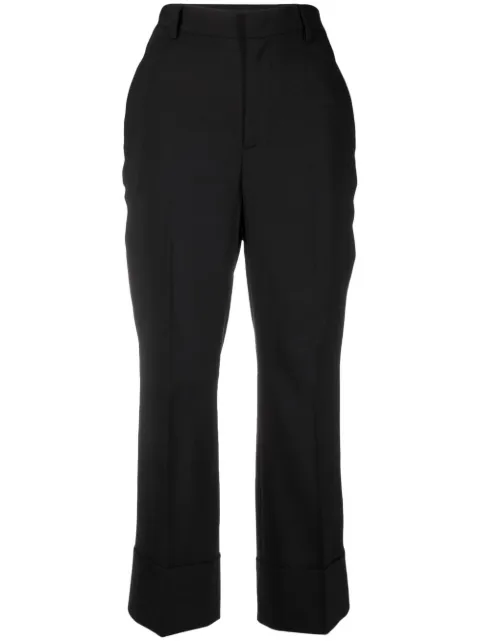 DSQUARED2 cropped flare trousers Black S75KB0287S54411