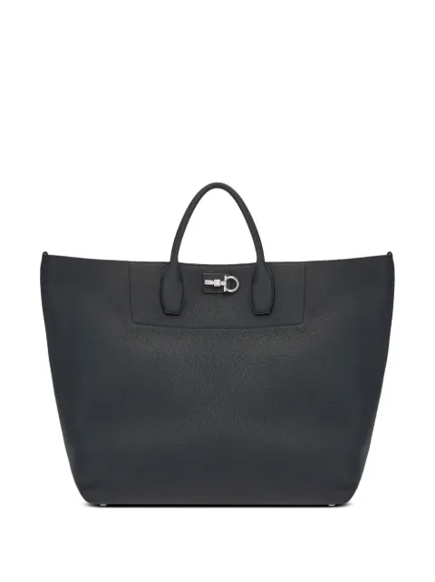 Ferragamo Gancini Studio tote bag Black 756832