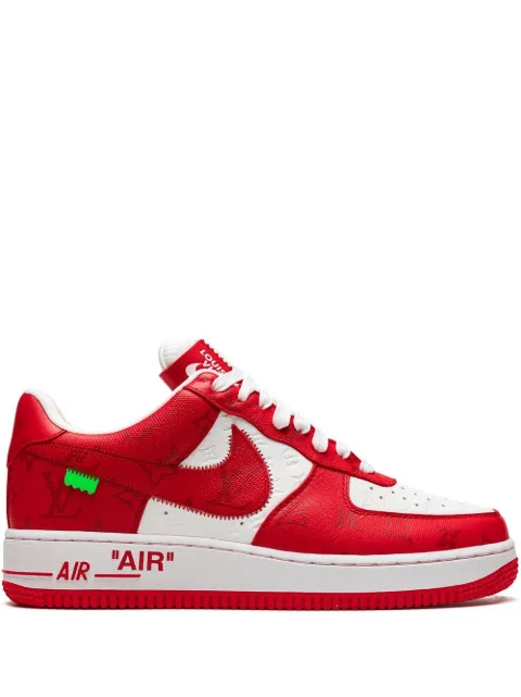 Nike x Louis Vuitton Air Force 1 Low "Virgil Abloh - White/Red" sneakers Red LD0232