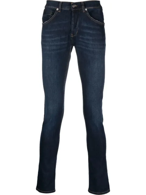 DONDUP logo-print skinny jeans Blue UP232DS0265UDI7