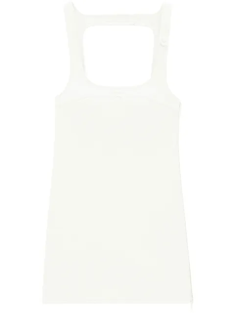Courrèges Re-Edition vinyl mini dress White PERCRO036VY0003