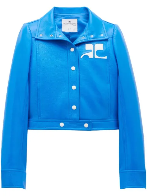 Courrèges Re-Edition vinyl jacket Blue PERCBL005VY0003
