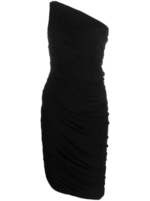 Norma Kamali Diana one-shoulder dress Black KK2223PL667001