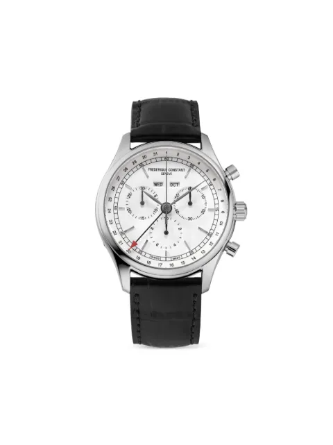 Frederique Constant Classics Quartz Chronograph Triple Calendar 40mm White FC296SW5B6