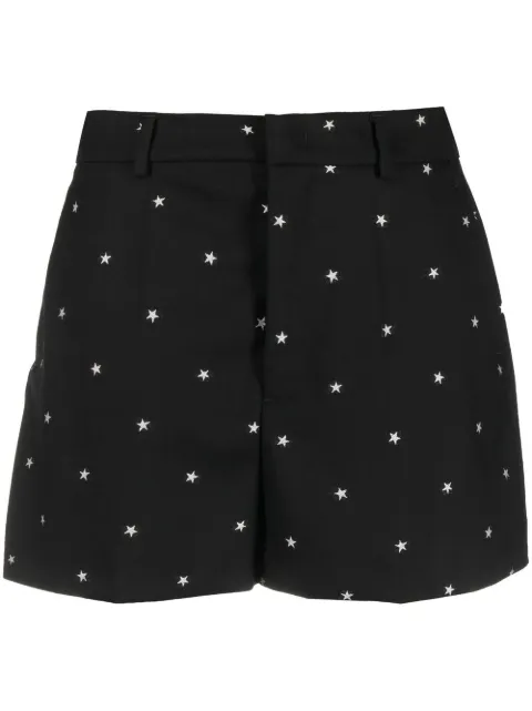 RED Valentino star-print shorts Black RRFD306J2