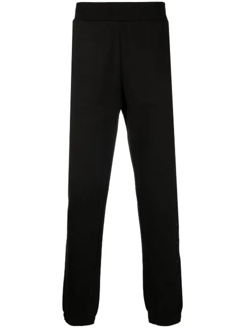 Moncler logo-embroidered track pants Black H20918H00003809KR