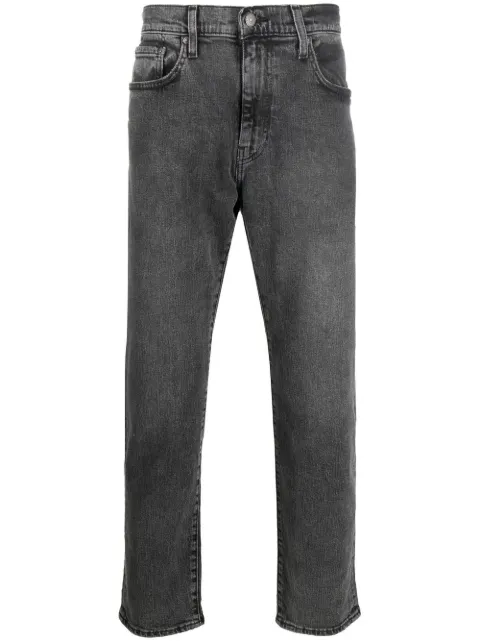 Levi's logo-patch straight-leg jeans Black 29507