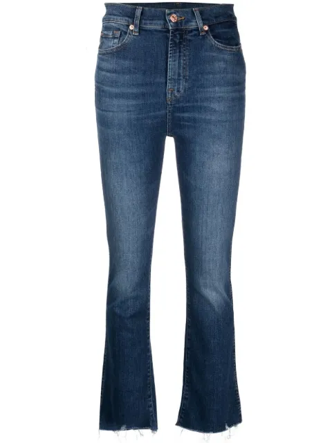 7 For All Mankind cropped denim jeans Blue JSWBC120SH