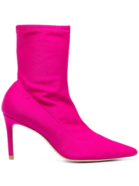 Stuart Weitzman 90mm sock-style boots Pink SC452SAI