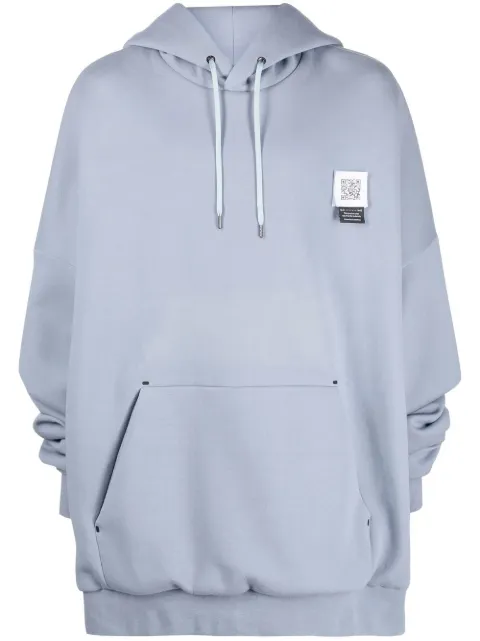 Fumito Ganryu 2Way pullover hoodie Blue Fu7Cu02