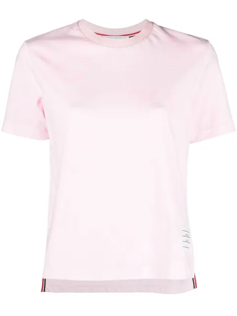 Thom Browne anchor-print T-shirt Pink FJS146A01454