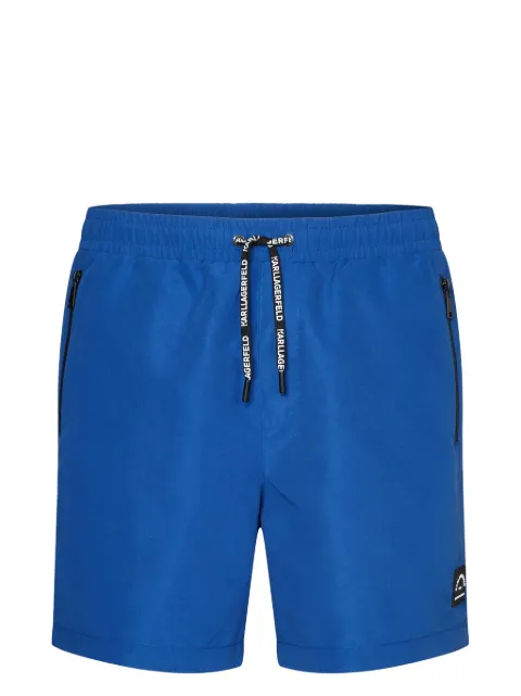 Karl Lagerfeld logo-print swim shorts Blue 230M2204Q30