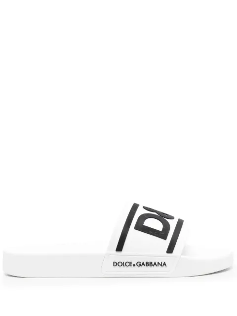Dolce & Gabbana Gomma pool slides White CS2072AQ858