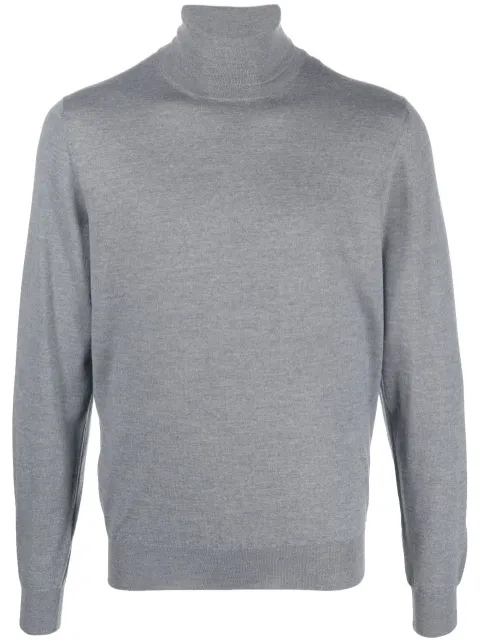 Corneliani roll-neck long-sleeve jumper Grey 90M5232825126
