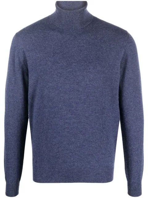 Corneliani roll-neck cashmere jumper Blue 90M5312825185