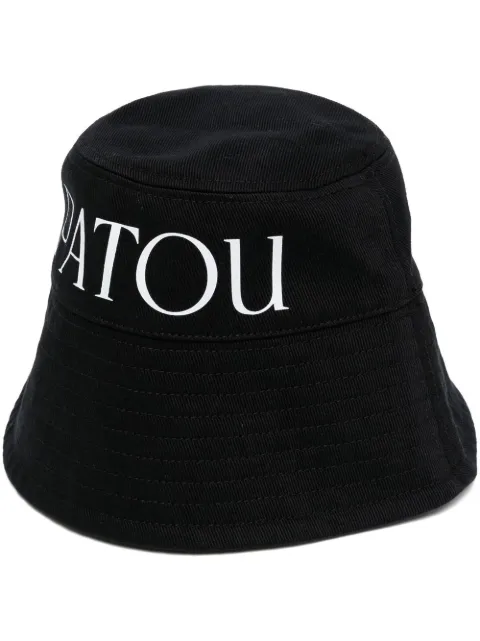 Patou logo-print bucket hat Black AC0270132999B