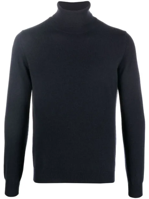 Corneliani long-sleeve roll-neck jumper Blue 90M5132825110