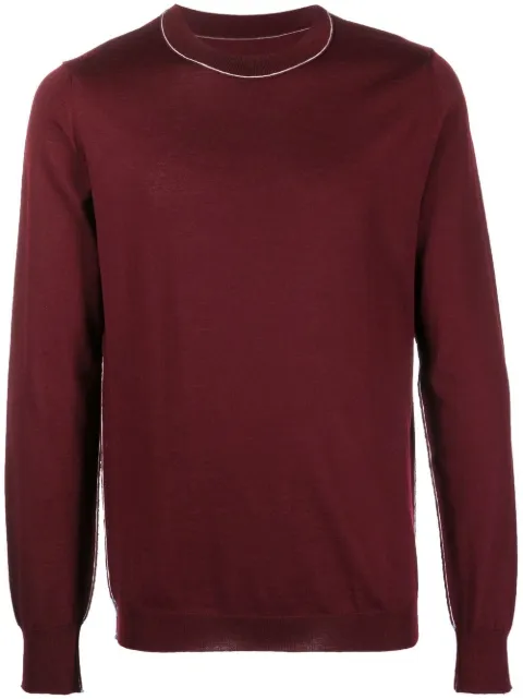 Maison Margiela Work-In-Progress wool sweater Red SI1HA0002S17782
