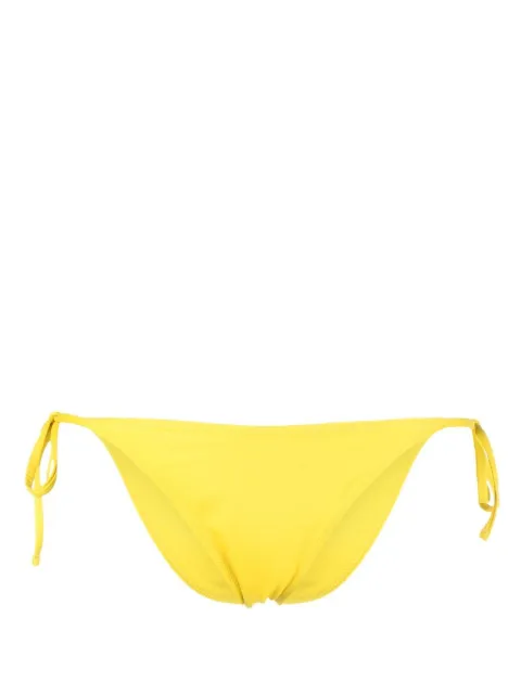 Roberto Cavalli tie-fastening bikini bottoms Yellow QKW00HLL002
