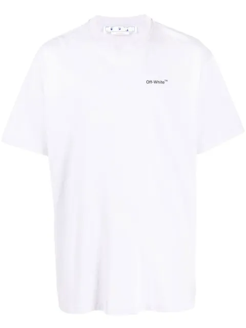 Off-White Caravaggio Arrow short-sleeve T-shirt Purple OMAA038F22JER0023610