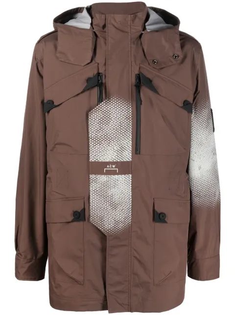 A-COLD-WALL* M-65 graphic-print jacket Brown ACWMO105