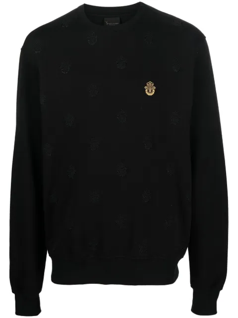 Billionaire embroidered-logo sweatshirt Black OABCMJO0918BTE004N