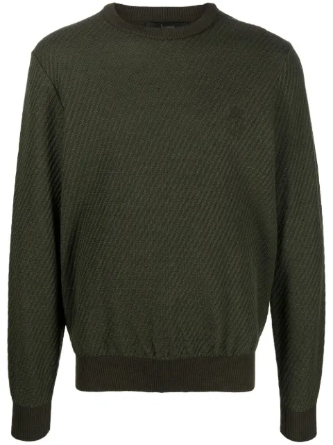 Billionaire round-neck knit jumper Green OABCMKO1174BKN001N