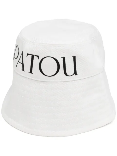 Patou logo-embroidered bucket hat White AC0270132001W