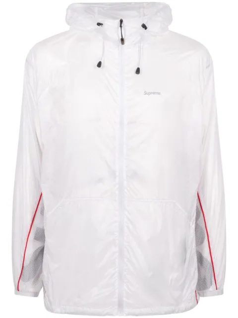 Supreme ripstop hooded windbreaker White SU11995