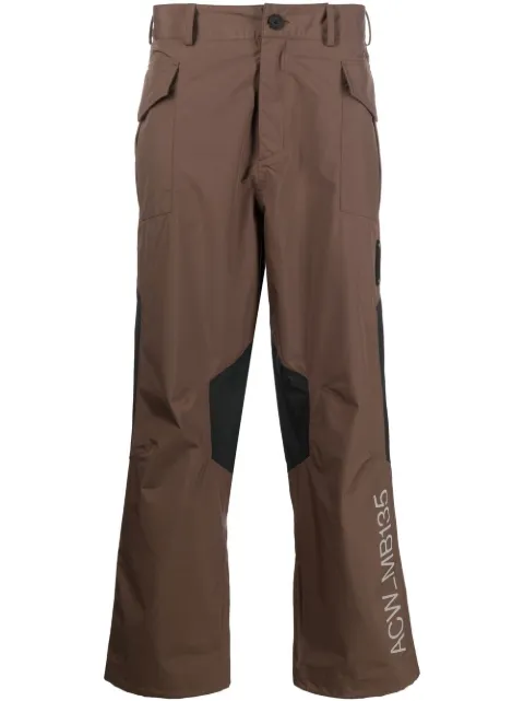 A-COLD-WALL* straight-leg cargo trousers Brown ACWMB135