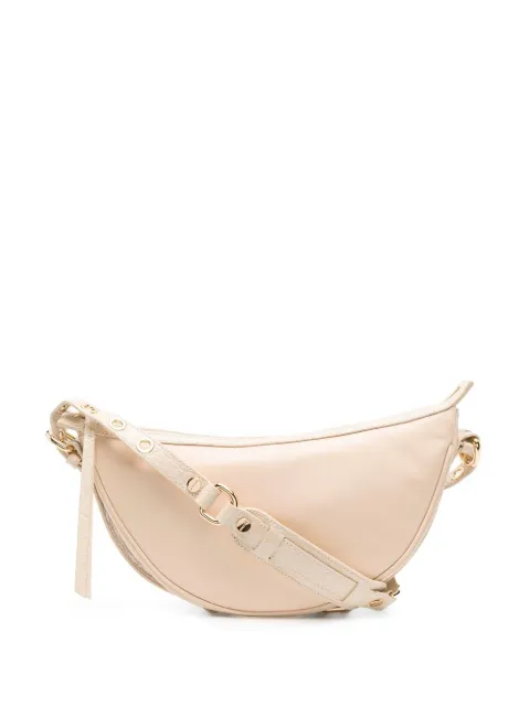 BY FAR Gib crocodile-detail shoulder bag Neutrals 22PFGIBSSBLCRNLMED
